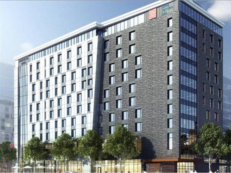 加拿大魁北克蒙特利尔市中心希尔顿花园酒店 外观 照片